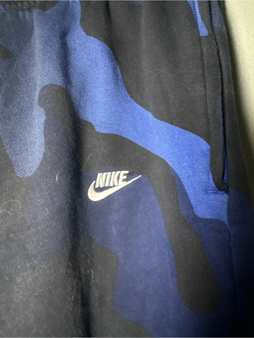 Nike Blue Camo USA Crest Jogger Pants